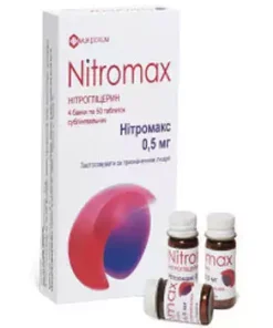Nitromax 0.5 mg tablets