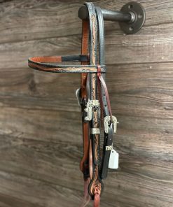 TM Leather Floral Browband Headstall